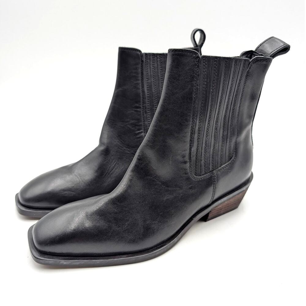 Seychelles Hold Me Down Chelsea Ankle Boots Women's Black Size US6 EU36.5